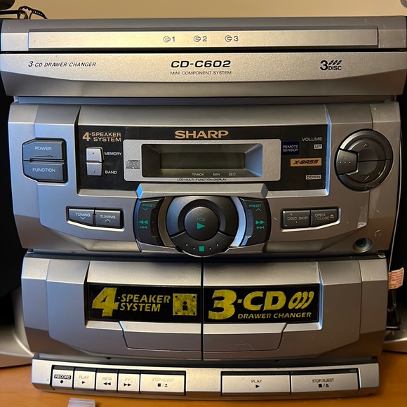 SHARP Other - SHARP CD-C602 RADIO, CD and CASSETTE SYSTEM